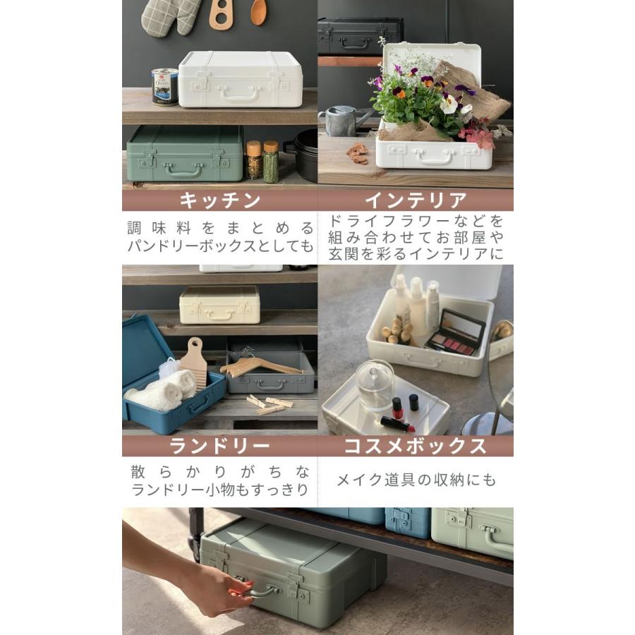 トランクストーリー Trunk Story マルチディスプレイ収納 Mini ホワイト 収納ボックス フタ付き おしゃれ プラスチック 収納ケース Sceltevie 八幡化成 E 暮らしrあーる 通販 Yahoo ショッピング