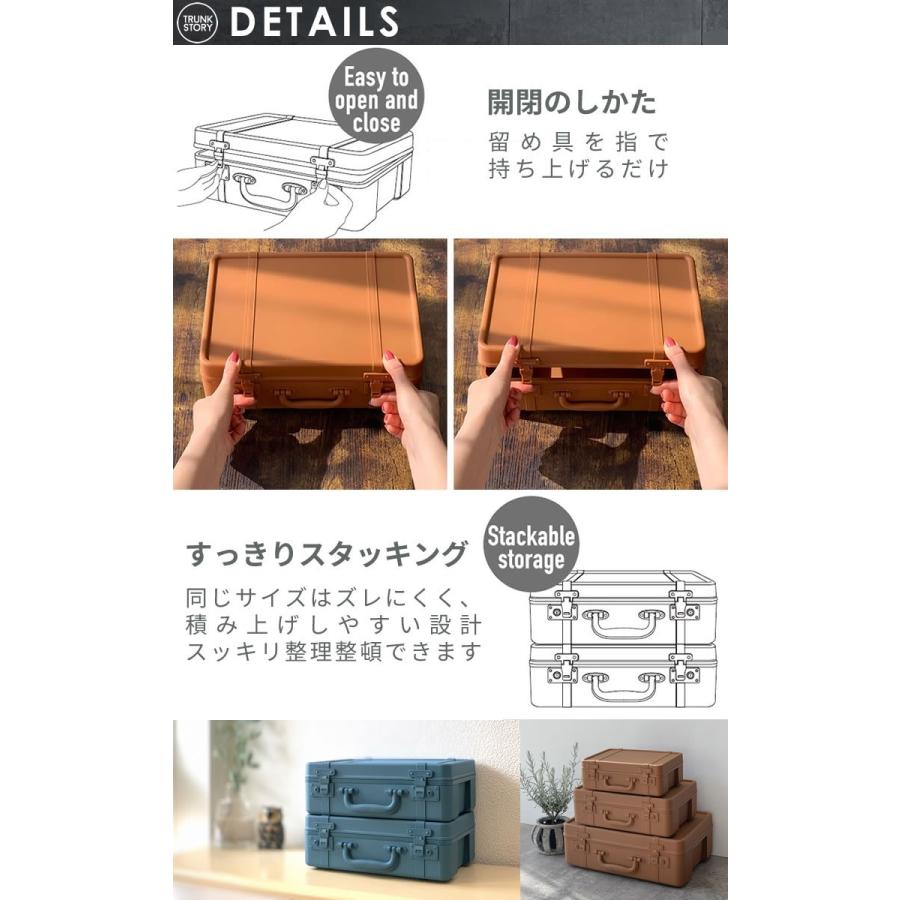 トランクストーリー Trunk Story マルチディスプレイ収納 Mini ホワイト 収納ボックス フタ付き おしゃれ プラスチック 収納ケース Sceltevie 八幡化成 E 暮らしrあーる 通販 Yahoo ショッピング