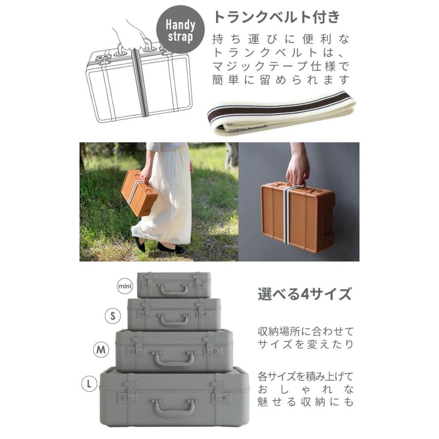 トランクストーリー Trunk Story マルチディスプレイ収納 Mini ホワイト 収納ボックス フタ付き おしゃれ プラスチック 収納ケース Sceltevie 八幡化成 E 暮らしrあーる 通販 Yahoo ショッピング