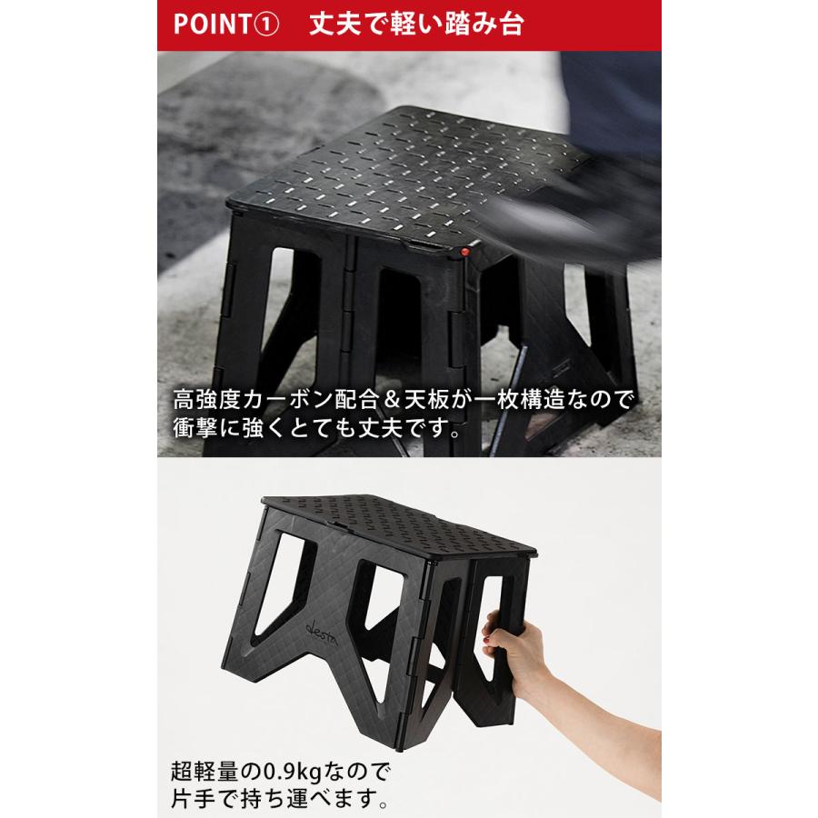 長谷川工業 樹脂踏台 デスタ desta［長谷川工業］SCF-24