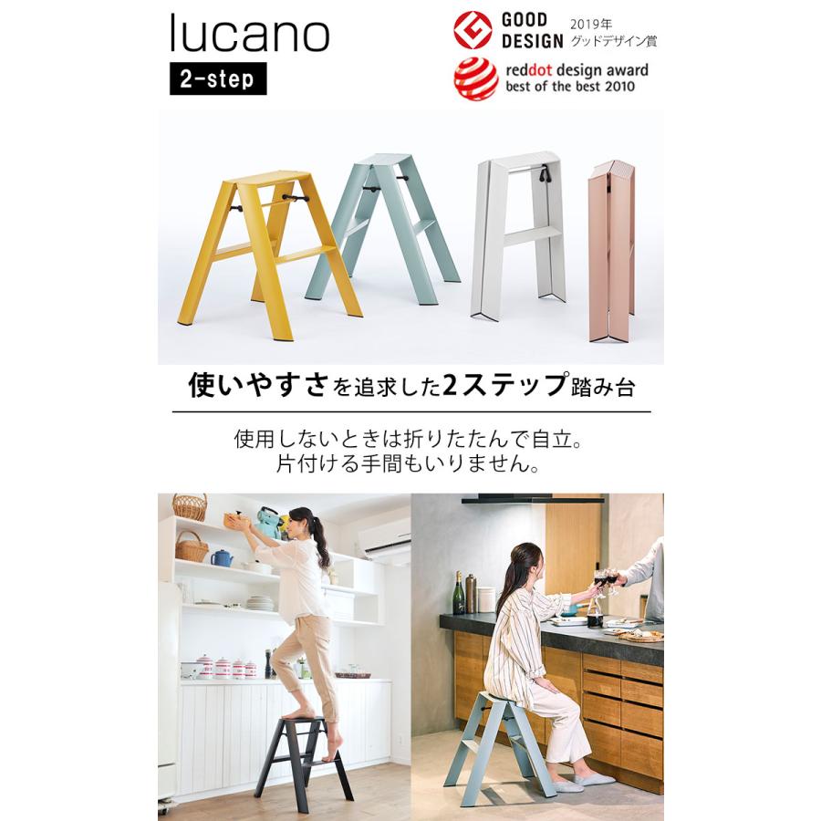 長谷川工業 ルカーノ ツーステップ 2段 クリスタルグレー 長谷川工業 ルカーノ ツーステップ 2段 クリスタルグレー