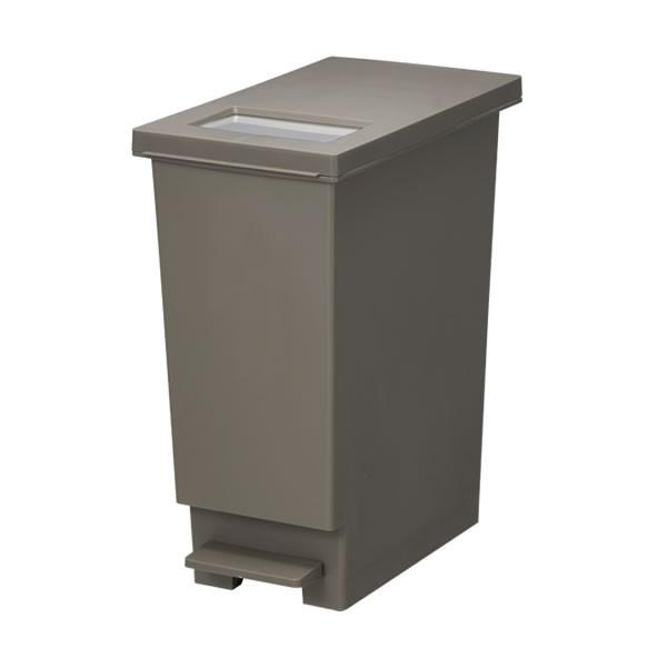 ペダルペール ユニード プッシュ＆ペダルペール ブラウン 茶色 ゴミ箱