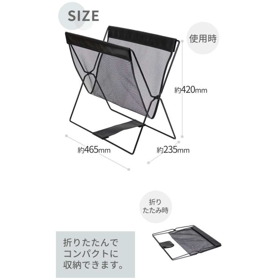レザー調ハンモック型メッシュバスケット MB-058 手荷物収納