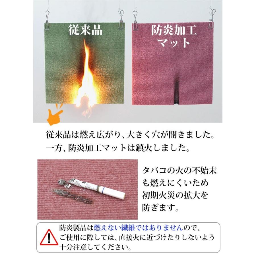 おくだけ防炎ロングマット 60 240cm サンコー 日本製 キッチン カーペット 防炎 火事予防 消臭 ズレない Km 48 ベージュ 送料無料 E 暮らしrあーる 通販 Yahoo ショッピング