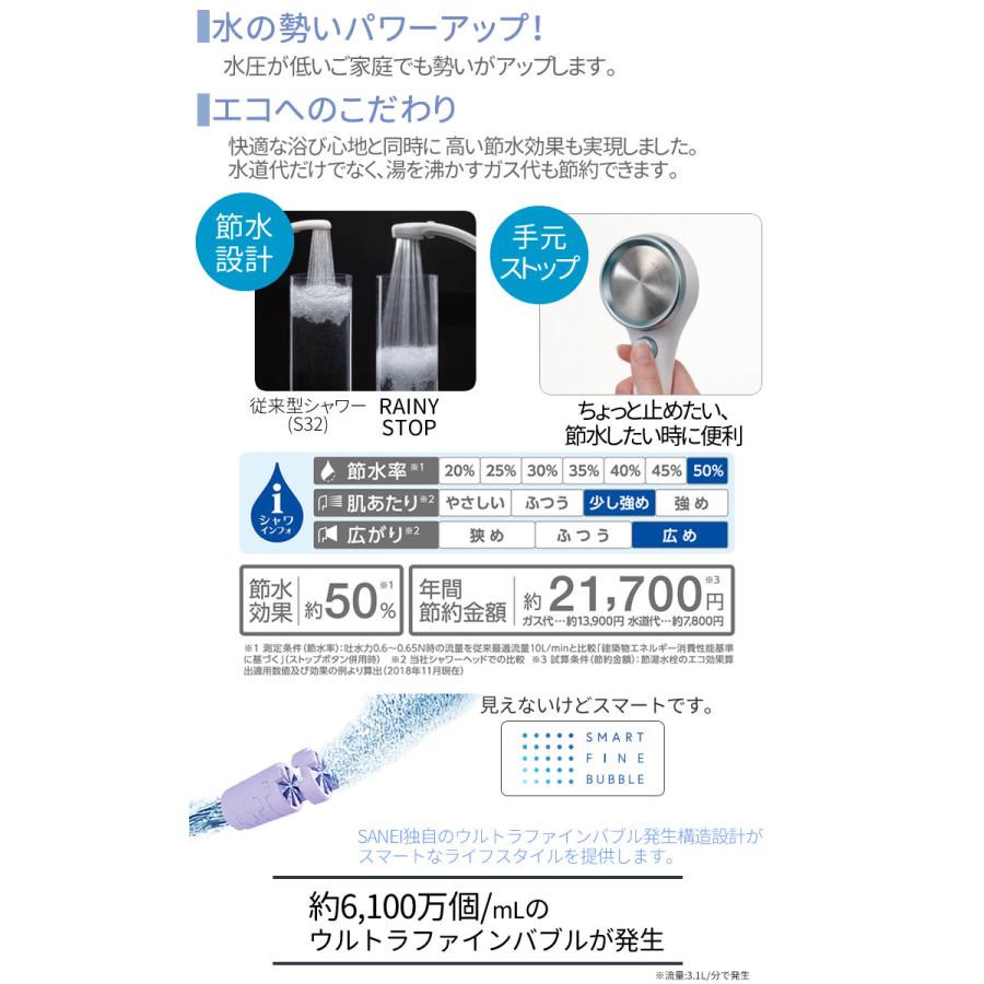 SANEI(水栓金具) FBシャワーヘッド(レイニーストップ) PS3036 SANEI(水栓金具) FBシャワーヘッド(レイニーストップ) PS3036