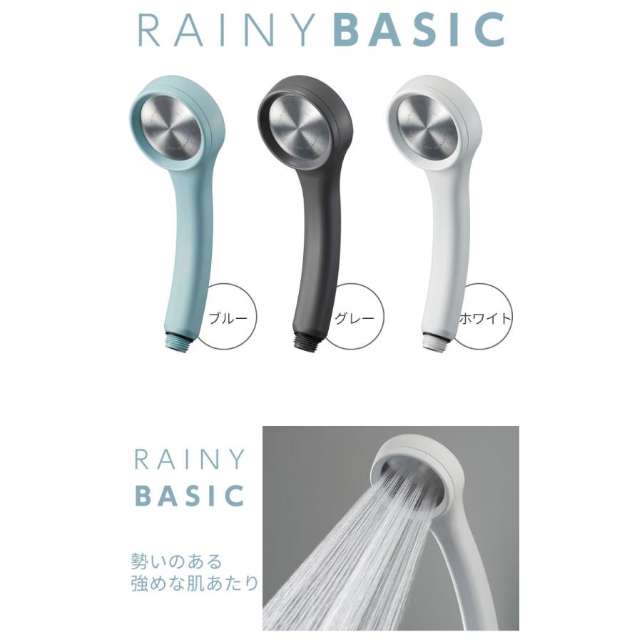 RAINY 節水シャワーヘッド レイニーベーシック ホワイト PS310 RAINY 節水シャワーヘッド レイニーベーシック ホワイト PS310