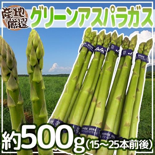 グリーンアスパラガス” 15〜25本前後 約500g /北海道/長野/広島/佐賀