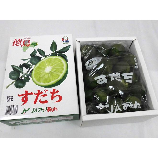 徳島産 ”すだち” 秀品 約1kg 化粧箱 大きさおまかせ 送料無料｜kurashi-kaientai｜02