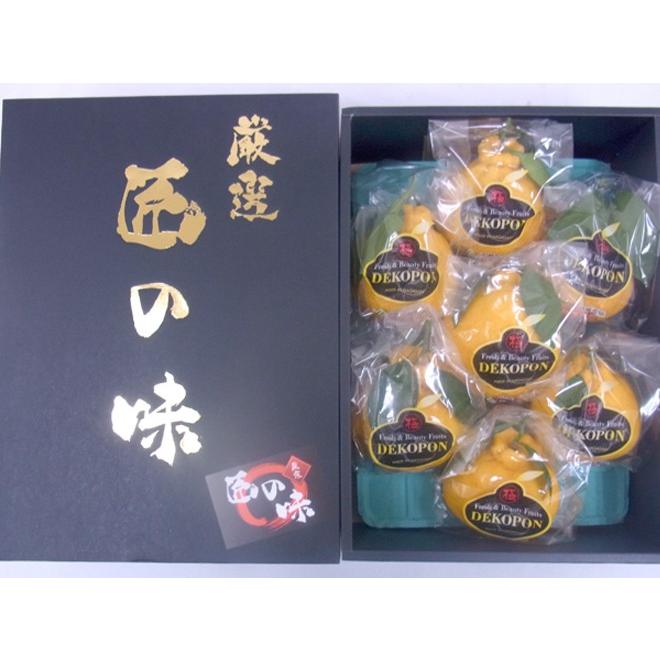 長崎 マルナン ”匠の味 葉付きデコポン” 秀品 7〜10玉前後 約3kg【予約