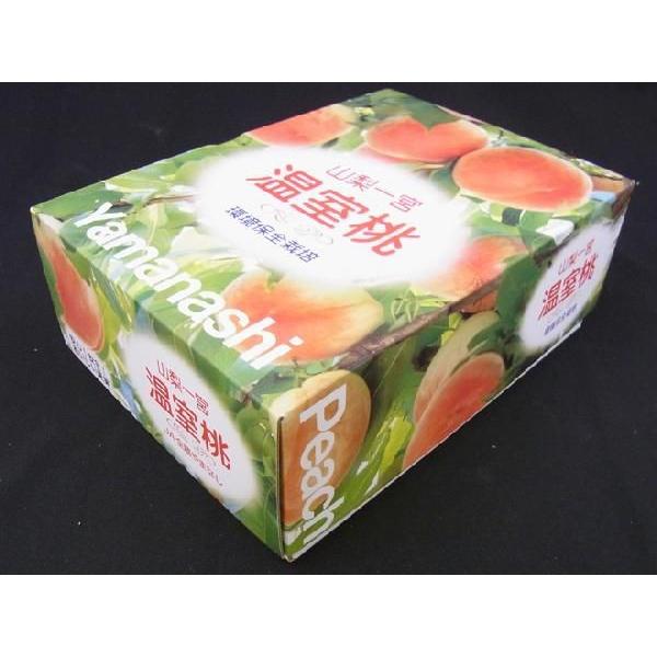 山梨県産 ”温室桃” 3〜6玉 約1kg 化粧箱【予約 5月以降】 送料無料