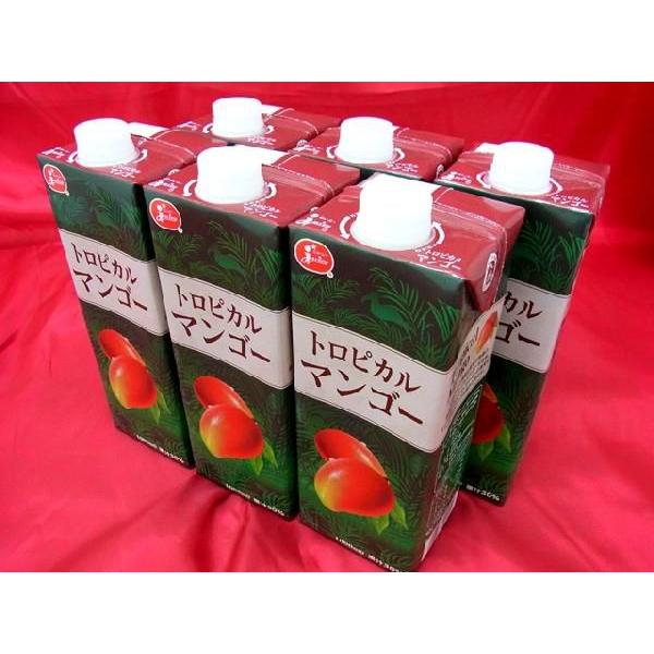 ジューシー ”トロピカルマンゴージュース” 1000ml×6本 : くらし ジューシー ”トロピカルマンゴージュース” 1000ml×6本 : くらし