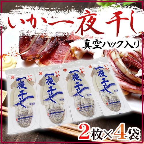 低価格 するめいか開き 一夜干し 約1 150g前後 2枚 4袋 真イカ 送料無料 岩手産 干物 三陸北部沖