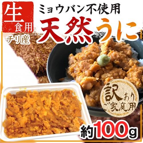 天然うに 約100g チリ産 生食用 ブランチ製法 ミョウバン不使用 Fk1jkq0dzs Iuu Org Tr
