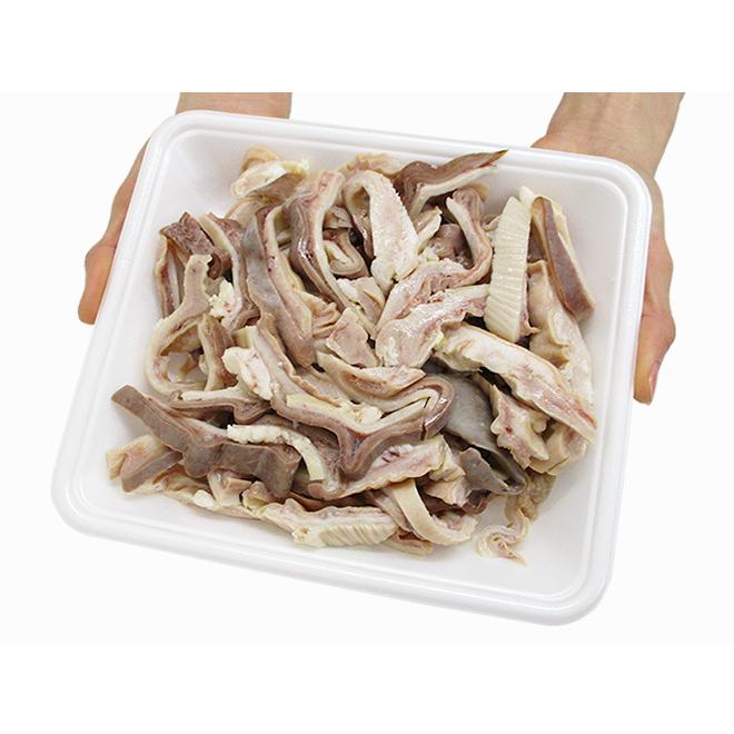 国産 ”豚胃袋（ガツ）ボイル” 約1.5kg （約300g×5pc） カット