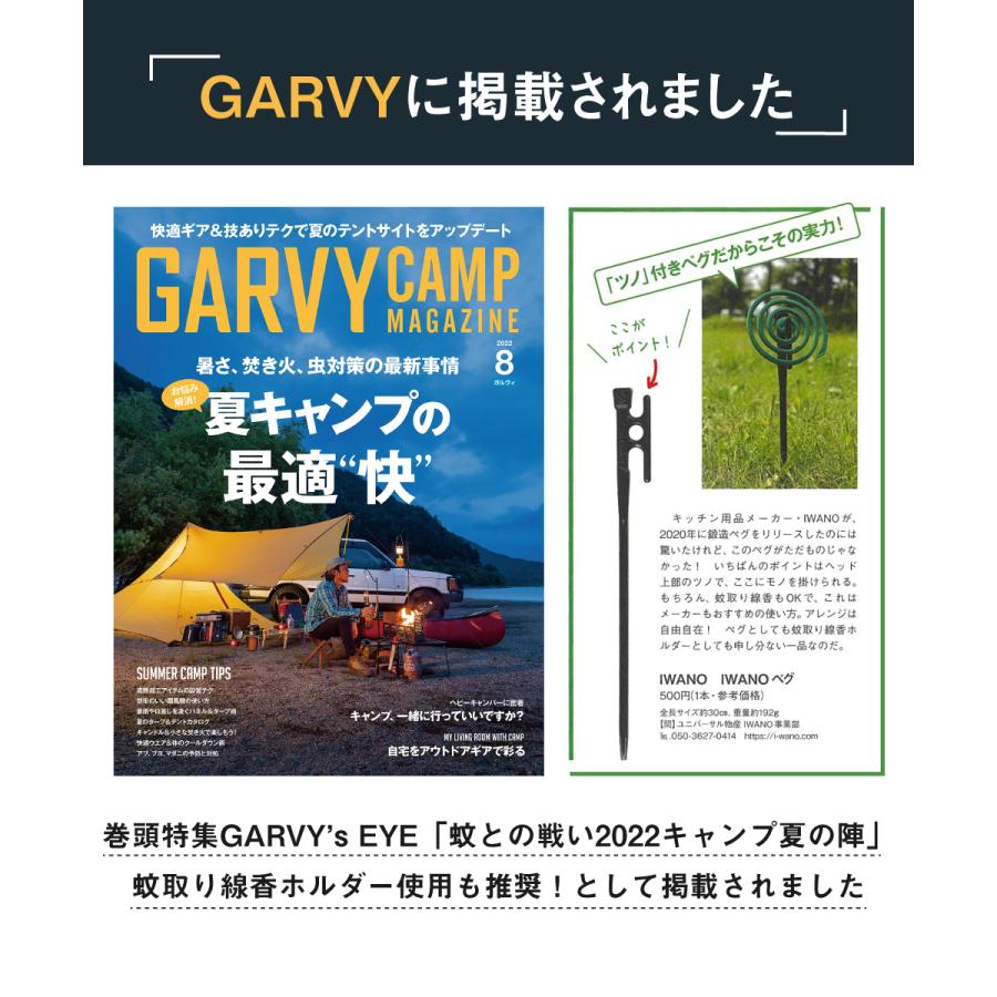 ペグ 30cm 日本製 IWANO 鍛造 16本セット 鍛造ペグ カチオン電着塗装