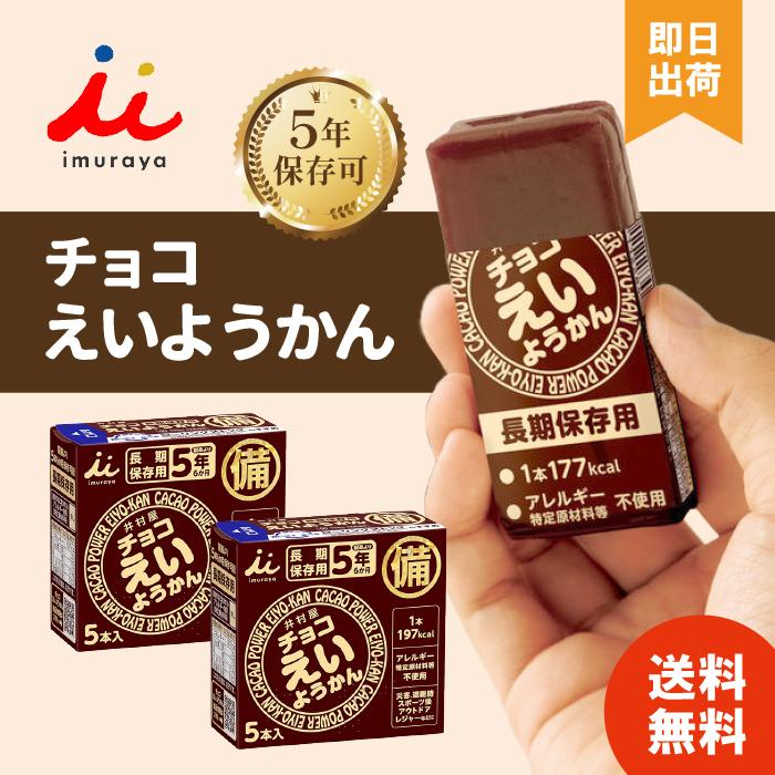 井村屋 5年保存 非常食 備蓄食 災害食 防災用品 防災食 お菓子 詰め合わせ 羊羹 保存食 チョコえいようかん