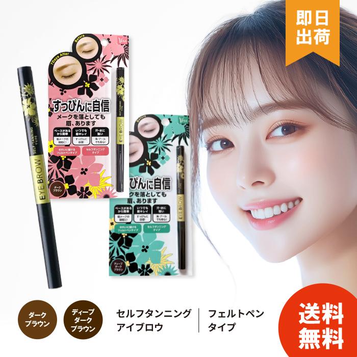 ビナ薬粧 【選べる2種類】 セルフタンニング アイブロウ ST （ディープ
