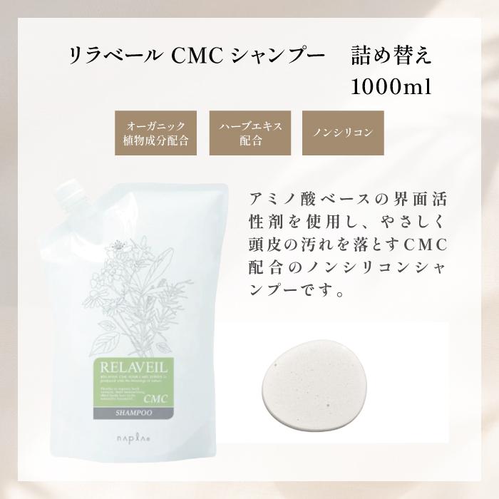RELAVEIL リラベールCMCシャンプー＆トリートメントセット1000詰替