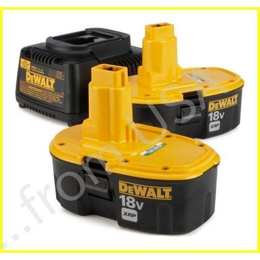 2 Dewalt Dc9096 XRP Battery Batteries パック + Chargerのサムネイル