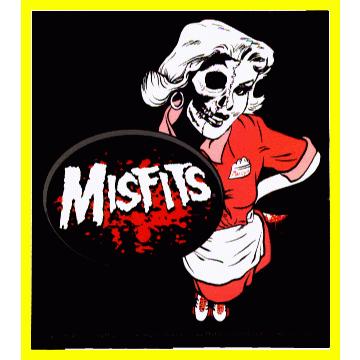 送料無料 The Misfits - Dead Waitress Logo - ステッカー / Decal 並行輸入品｜kurashi-net-com