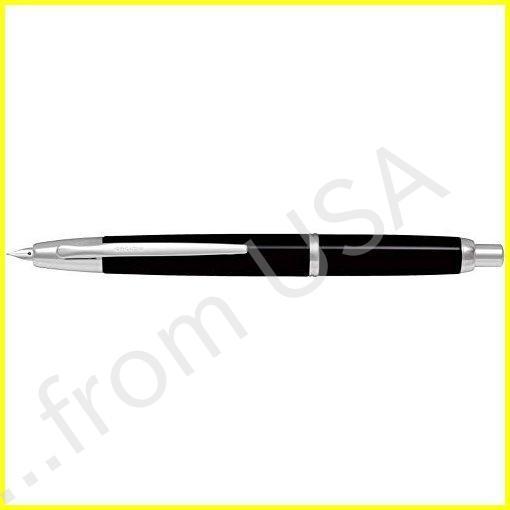 パイロット 万年筆 ノック式 キャップレス デシモ ブラック 細字F FCT-15SR-B-F