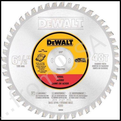 DEWALT DWA7762 48 Teeth Ferrous メタル Cuttg 5/8-Inch Arbor, 6-1/2-Inch