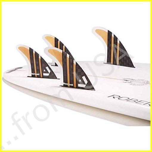 全国送料無料 DORSAL Surfboard Fs カーbon Bamboo Quad セット 4 Honeycomb FUT Base