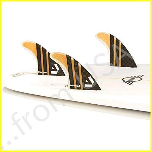 全国送料無料 DORSAL Surfboard Fs カーbon Bamboo Thruster セット 3 Honeycomb FCS Base