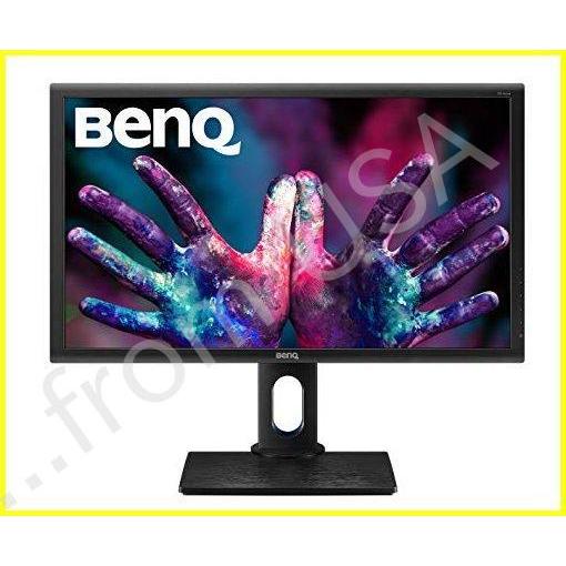 BenQ 27 2560x1440 2K QHD IPS Designer Monitor PD2700Q, 100% Rec. 709 sRGB, CAD/CAM, Animation, Darkroom, Low ブルー Light, Flicker-Free