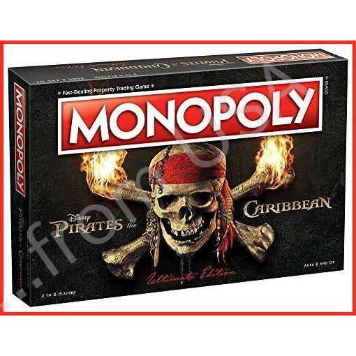 USAopoly Pirates  the カーibbean Ultimate Edition Monopoly ボードゲーム