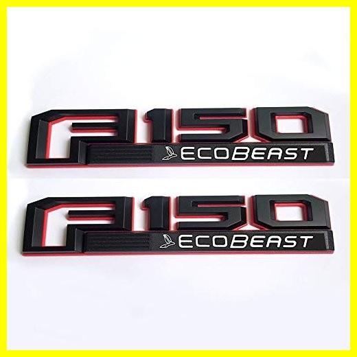 定価 送料無料 2x Oem ブラック F150 Ecobeast エンブレムs Right And Left サイド Fender Ecoboost