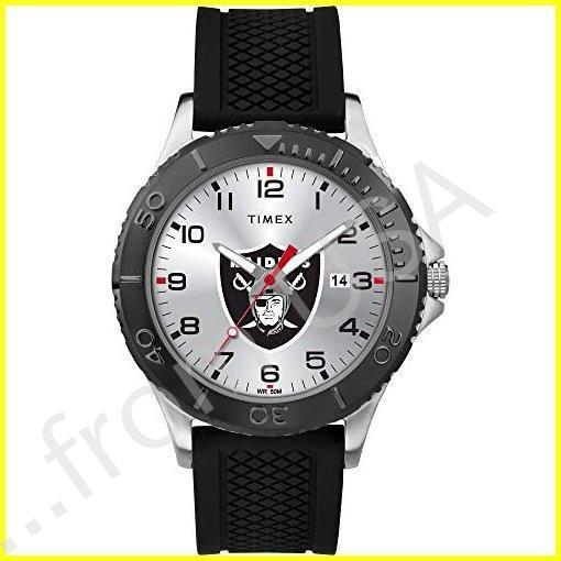 人気の贈り物が 全国送料無料 NFL Tribute Collection ゲーマー ブラック メンズ Timex 腕時計 - オークランドレイダーズ 腕時計
