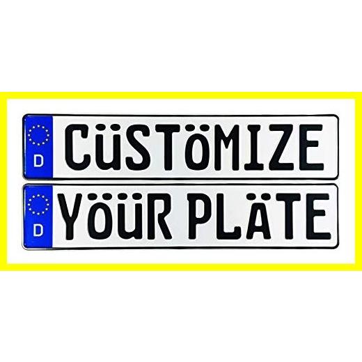 カスタム German License Plate (カスタム Plate)輸入品
