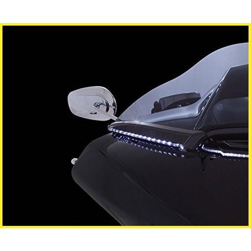 Horizon Ledライト付きフロントガラストリム ブラック ロードグライド用 Www Kikizake Com