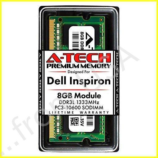 A-Tech 8GB モジュール Dell Inspiron 20 3043 ノートパソコン ノートブック 互換 DDR3/DDR3L PC3-12800 1600Mhz メモリー