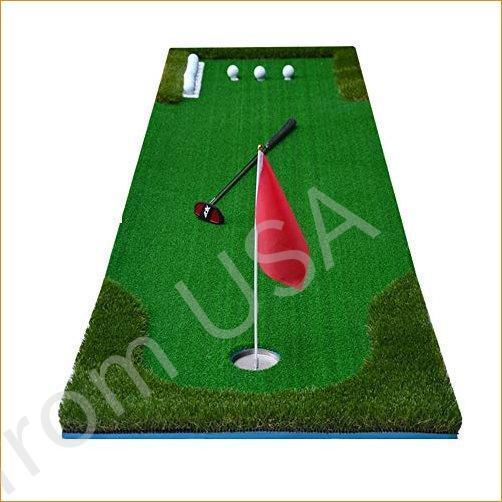 人気特価 グリーン Artificial Mi Golf Mat Hittg Golf Puttg Acces Flag グリーン, Puttg Includes Mat Trag グリーン/Mat-Golf Puttg Golf Traer パターマット