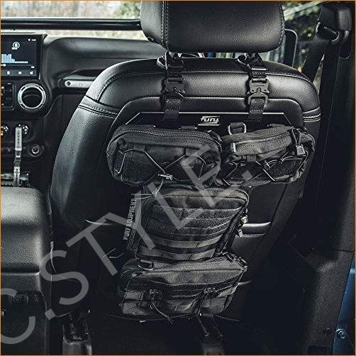 超歓迎 N Y 車後部座席オーガナイザーボード 4つの収納バッグ付き トラック Suv ジープ バン 全車 アウトドア 旅 新品本物 Erwo Org Pk