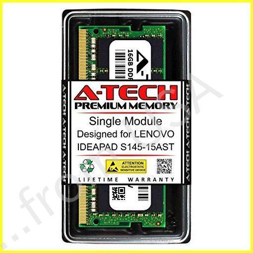 A-Tech 16GB RAM Lenovo IDEAPAD S145-15AST | DDR4 2400MHz SODIMM PC4-19200 260-P Non-ECC Memory Upgrade Module