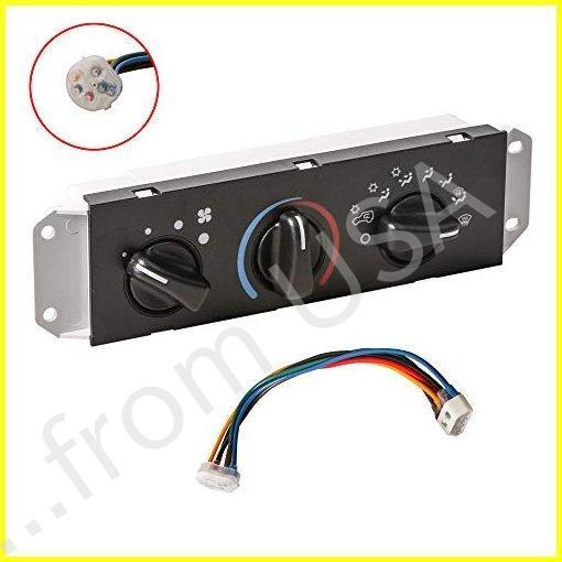 MOSTPLUS 55037473AB HVAC A/C ヒーター制御ブロワーモータースイッチ Jeep ラングラー TJ 1999 2000