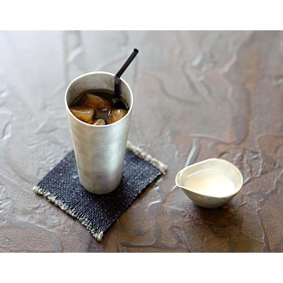 ビアカップ (L) | 能作 (富山県) [錫の酒器 ビール おしゃれ 本錫 ソフトドリンク アイスコーヒー 引き出物 プレゼント ギフト 贈り物 化粧箱入り 国産 日本製]の画像