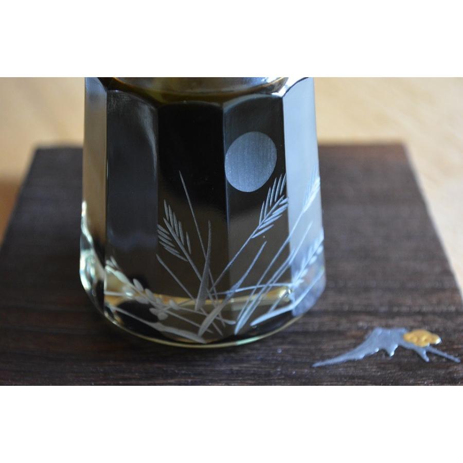 液だれしないおしゃれなガラス製醤油差し【江戸花切子 しょうゆ差し