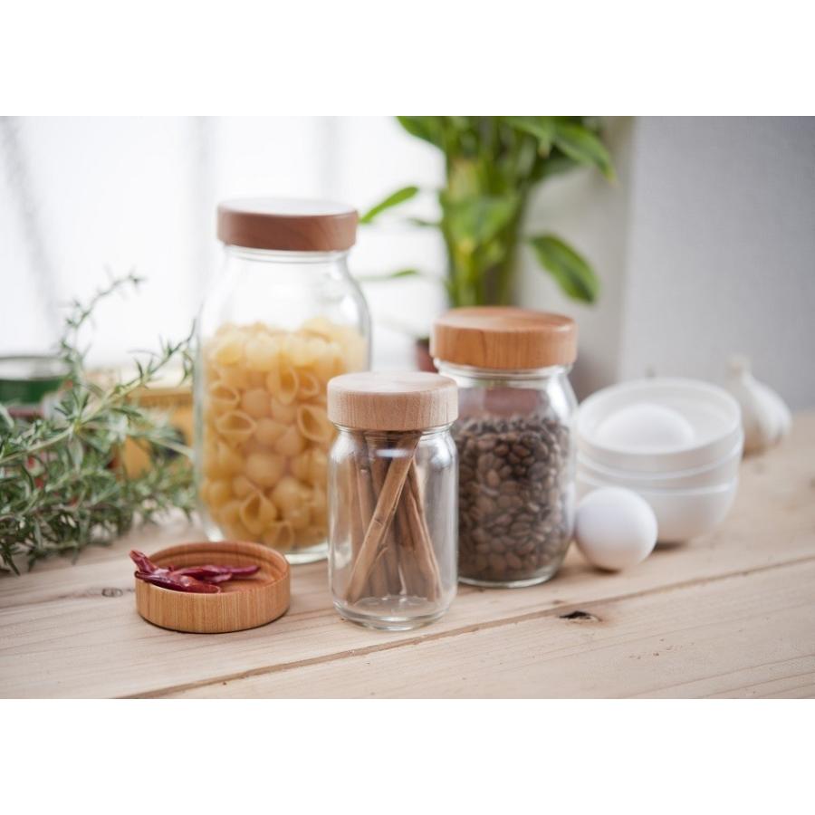 保存瓶 ガラス製【Pot (S)｜MokuNeji (石川県)】おしゃれ かわいい