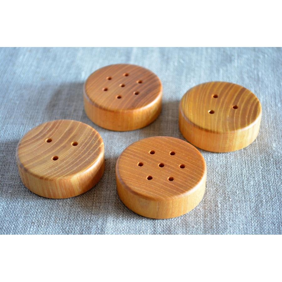 木の蓋 ガラス製【スパイスボトル (ソルト)｜MokuNeji (石川県