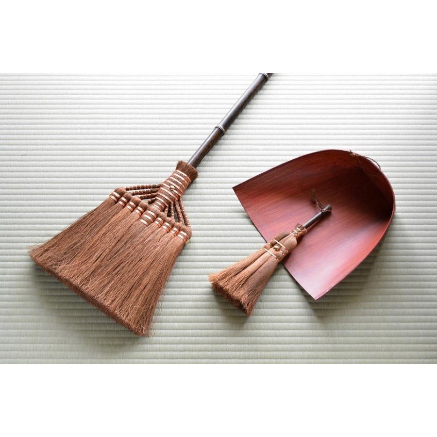棕櫚箒 ちりとりセット おすすめ 9玉長柄箒 最高級鬼毛 3点セット 山本勝之助商店 デポー 和歌山県 日本製 ほうき生活 送料無料 おしゃれ 丈夫 国産 人気