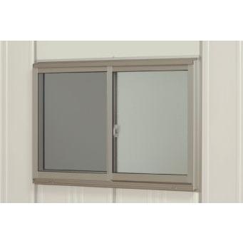 物置 屋外 タクボ　共通オプション　J-S2021A　サッシ窓 壁パネル2枚用（網戸付）  パネル２０＋２１用