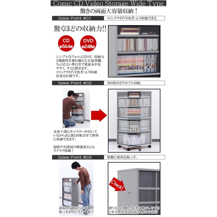 大流行中 送料無料 Cd コミック ビデオ Dvd 文庫 本 収納 ラック 500枚 ワイド型 ガラス扉付 キャスター付 360度回転 大容量 両面収納 ホコリから守る Cdラック 人気no 1 本体 Technet 21 Org