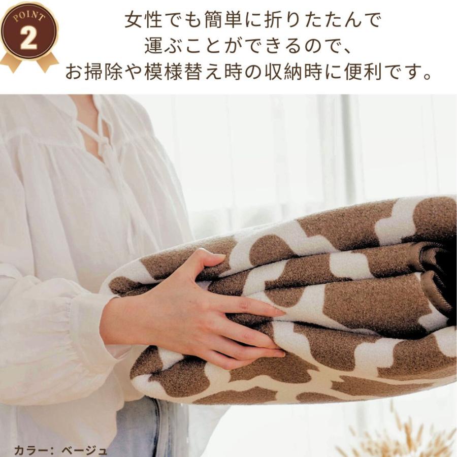 モロッカン柄 ラグ マット 正方形 185×185cm 北欧 CARPET ラグ