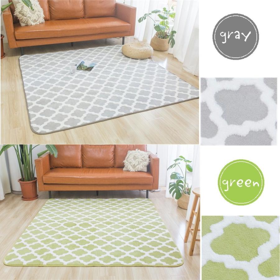 今季も再入荷 モロッカン柄 ラグ マット 正方形 185 185cm 北欧 Carpet 防音マット 2畳タイプ カーペット Dprd Jatimprov Go Id