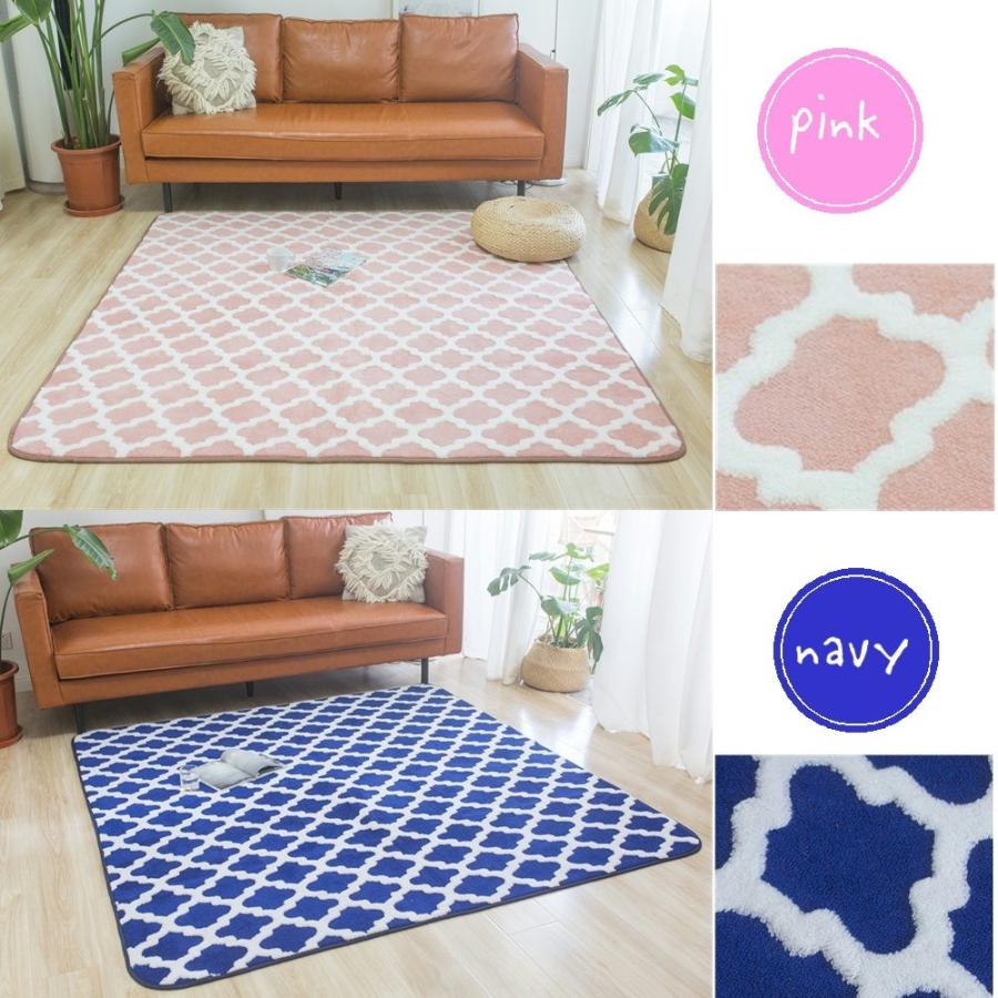 今季も再入荷 モロッカン柄 ラグ マット 正方形 185 185cm 北欧 Carpet 防音マット 2畳タイプ カーペット Dprd Jatimprov Go Id