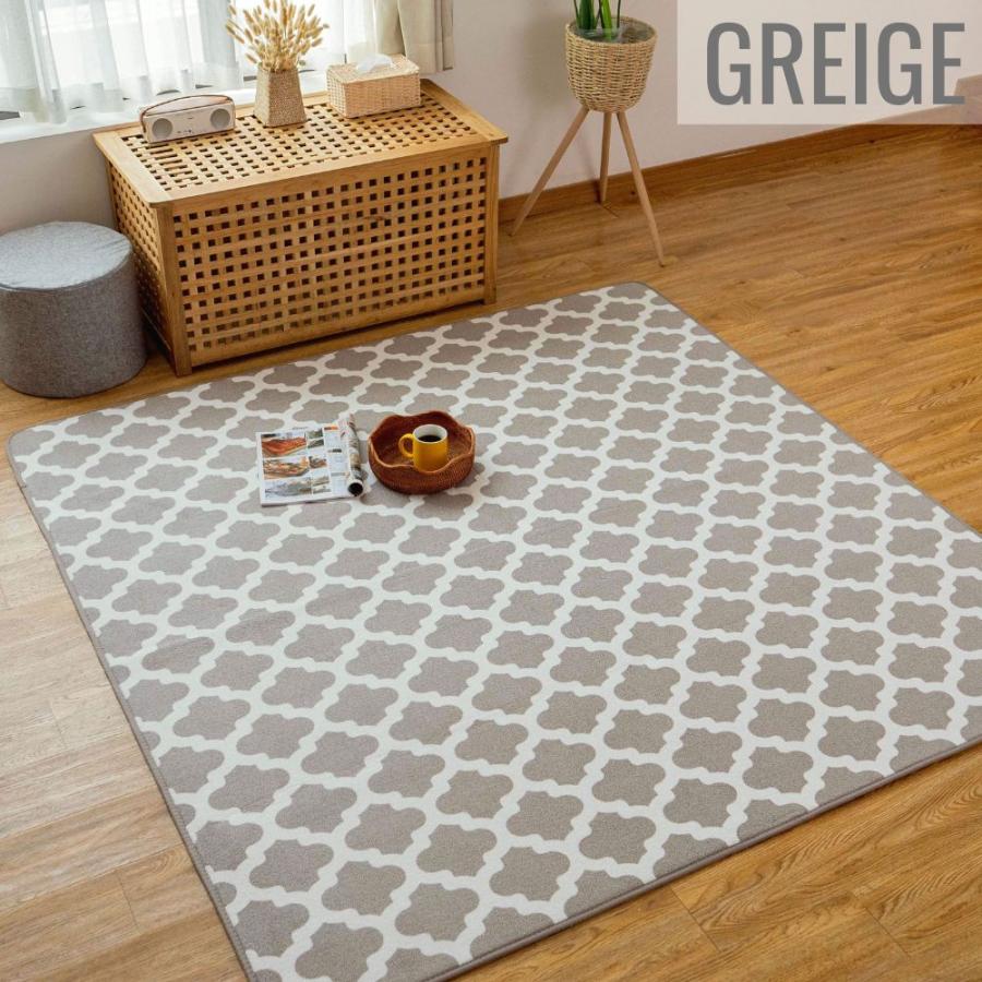 モロッカン柄 ラグ マット 正方形 185×240cm 北欧 CARPET ラグ モロッカン柄 ラグ マット 正方形 185×240cm 北欧 CARPET ラグ
